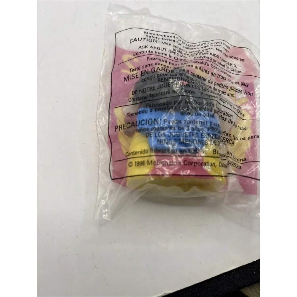 McDonalds Happy Meal Toy #2 Halloween Birdie Black Cat Candy Dispenser 1998